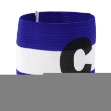 Football Soccer Sports Arm Adjustable Bands Captain Armband #1 blue
