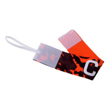 Football Soccer Sports Arm Adjustable Bands Captain Armband #3 orange