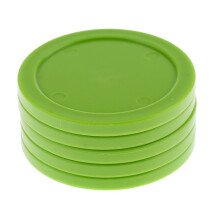 5 Pieces 62mm Air Hockey Replacement Pucks for Full Size Air Hockey Ta