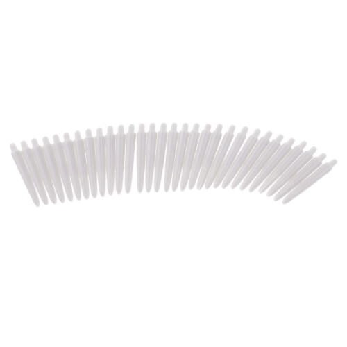 30Pcs 35mm 2BA Thread Plastic Dart Stems Shafts Soft Tip Darts White 2