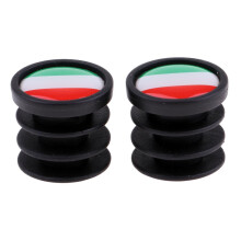 1 Pair National Flag Handlebar End Plugs For Mountain Road Bike Italy