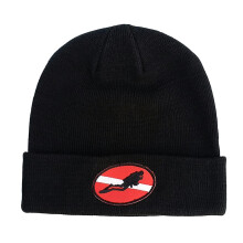 Unisex Scuba Diving Snorkeling Surf Kayak Knit Beanie Hat Cap Black 2