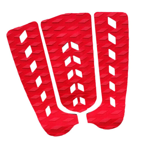 3Pcs Surfboard Surf SUP Paddleboard Traction Pad Tail Pad Deck Grips R 1
