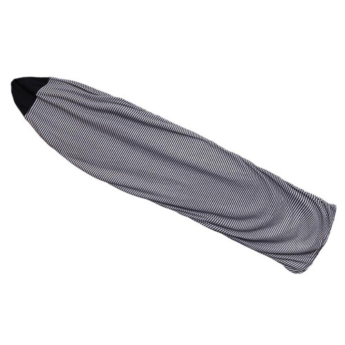 Surfboard Socks Cover Protective Bag Storage Case 200cm Black and Whit