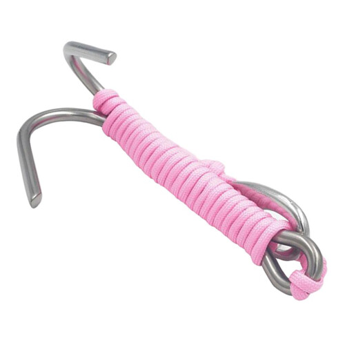 Scuba Diving Dual Reef Hook Dual Hook with 1.2m Line Bolt Snap Clip Pi