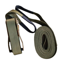 36FT Slackline Kit with Hook & Ratchet Tensioner Balance Training Army