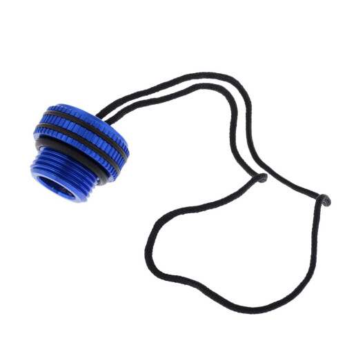 Scuba Diving Dive Tank Valve Threaded Dust Plug   Protection Cover Blu 2