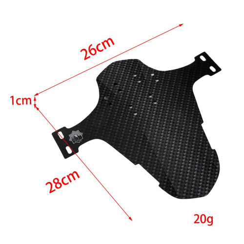 Durable MTB Mountain Bike Bicycle Front Fork Rain Mudguard Black 1