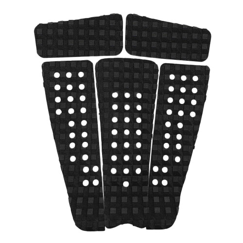 5 Pieces Square Grooved EVA Surfboard SUP Traction Deck Grip Tail Pad