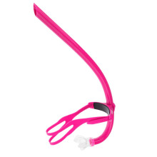 Diving Swimming Adjust Silicone Center Snorkel Set Breathing Tube Pink