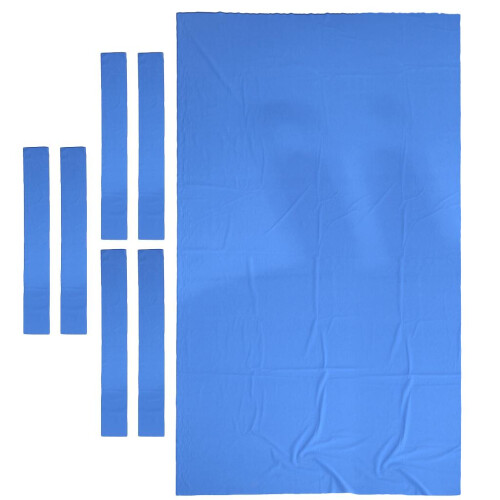 9ft Worsted Billiard Pool Table Cloth Pool Table Felt w/ Cushion Rail 1
