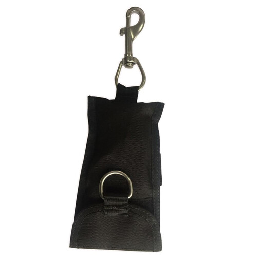 Scuba Diving Single Reef Drift Hook Webbing Bolt Clip & Storage Bag Bl