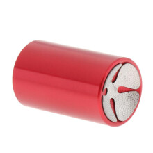 2-In-1 Mini Pool Cue Tip Repair Tool Billiard Tip Shaper Scuffer Red