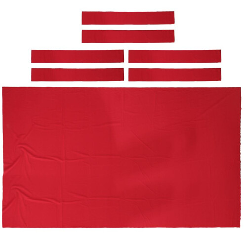 9ft Worsted Billiard Pool Table Cloth Pool Table Felt w/ Cushion Rail 1