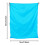 Large Capacity Bag Waterproof Drawstring Storage Pouch Sack Blue 70x90 2