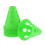 10pcs Mini Windproof Sport Training Traffic Road Cones Green 2