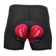 Cycling 3D Padded Shorts Bike Cycling Underwear Tight Short Pants Red