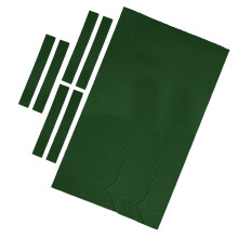 9ft Worsted Billiard Pool Table Cloth Pool Table Felt w/ Cushion Rail