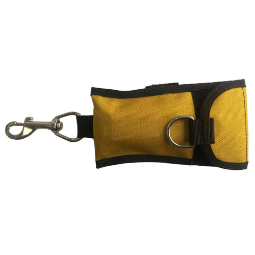 Scuba Diving Single Reef Drift Hook Webbing Bolt Clip & Storage Bag Ye 1