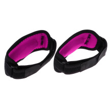Adjustable Elbow Support Brace Tennis Golf Sports Neoprene Straps Rose