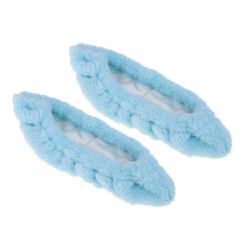 1 Pair Ice Hockey Figure Skate Blade Cover Jacket Soakers Guards M Blu