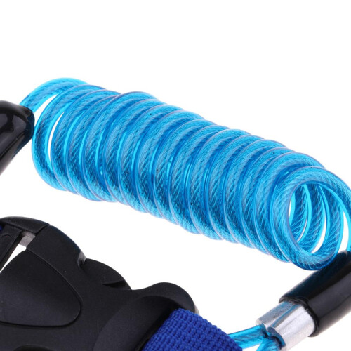 Elastic Scuba Diving Camera Spring Coil Lanyard Quick Release Buckle B 2