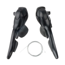 Shifter Dual/Tri Control Lever 7 Speed Road Bike Derailleur Cable 3x7