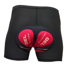 Cycling 3D Padded Shorts Bike Cycling Underwear Tight Short Pants Red