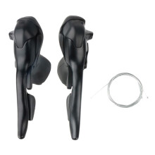 Shifter Dual/Tri Control Lever 9 Speed Road Bike Derailleur Cable 2x9