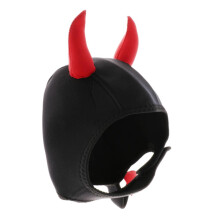 3mm Neoprene Cartoon Scuba Dive Snorkeling Hoods Warm Hood Cap Red
