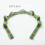 Yoga Pull Strap Fitness Stretching Band Resistance Loop Green_9 Loops 2