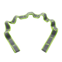 Yoga Pull Strap Fitness Stretching Band Resistance Loop Green_9 Loops