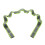 Yoga Pull Strap Fitness Stretching Band Resistance Loop Green_9 Loops 1
