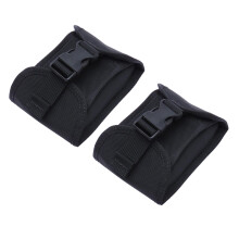 Diving Weight Pockets Harness Empty Scuba Backplate Pouch Black