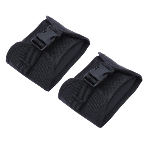 Diving Weight Pockets Harness Empty Scuba Backplate Pouch Black