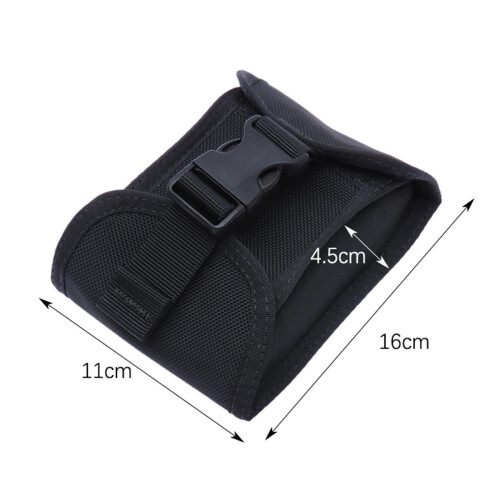 Diving Weight Pockets Harness Empty Scuba Backplate Pouch Black 1