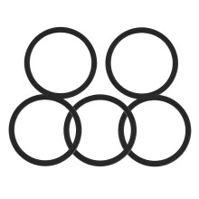 5x Metal Bike Bottom Bracket Gasket Cassette Hub Sprocket Washer Black