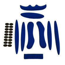 27pcs/Set Bike Helmet Padding Kits Bicycle Helmet Liner Chin Strap Foa