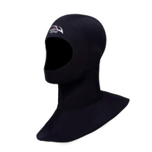 Diving Wetsuit Hood Adults Surfing Thermal Hat Dive Gear Black L