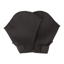 AQUATIC FITNESS SWIMMING GLOVES webbed Pool gloves Training Black S