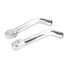 Road Mountain Bike Bicycle Alloy Aero Rest Handle Bar Clip On Bars Sil