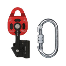 Zipline Lifting Prusik Pulley Rope Tree Arborist Rock Climbing Red Bla