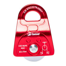 Rock Climbing Rigging Zipline Arborist Tree Climb 12mm Rope Pulley Red