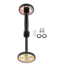 Folding Bike Easy Wheels Extension Rod for Bike Black bright color