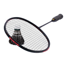 Badminton Racquet Professional Ultralight Carbon Fiber Racket Black