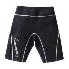 Neoprene Diving Shorts Swim Trunks Pants Wetsuits Scuba Swimsuit White
