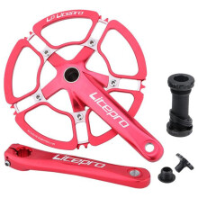 Folding Bike Crankset 7075-T6 Aluminum BMX 130BCD 170mm Crankarm 56T R