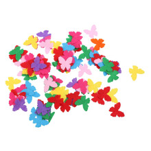 100pcs Felt Shapes for Craft Felt Applique Felt Die Cut DIY Craft Butt