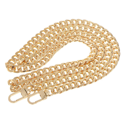 Metal Crossbody Shoulder Bag Chain Strap Handle Chain Replacement Gold 2
