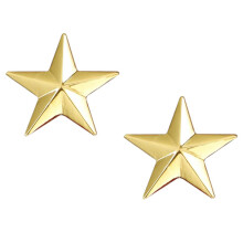 Star Brooch Pins Badge Suit Cloth Clip Shirt Lapel Pin Collor Pins Gol